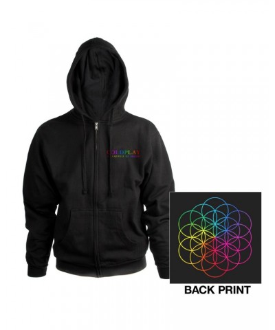 Coldplay Flower Of Life Full-Zip Unisex Hooded Women's Sweatshirt* $16.98 Sweatshirts