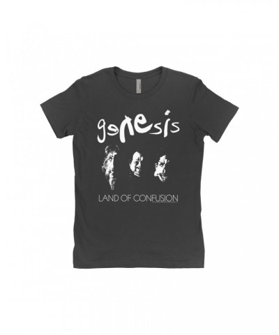Genesis Ladies' Boyfriend T-Shirt | Land Of Confusion Album Image Shirt $7.98 Shirts