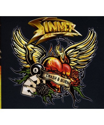 Sinner CRASH & BURN CD $4.71 CD