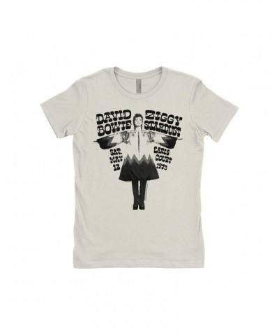 David Bowie Ladies' Boyfriend T-Shirt | 1973 Earl's Court Promotion Shirt $12.23 Shirts