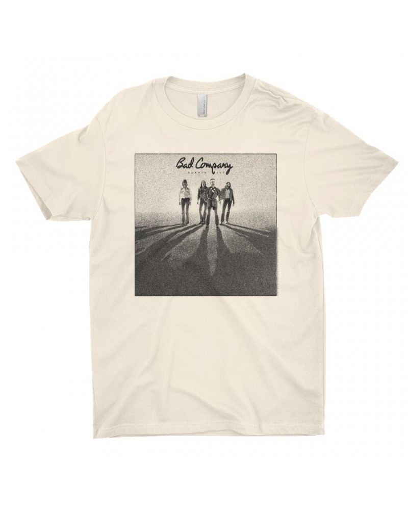 Bad Company T-Shirt | Burnin' Sky Album Cover Shirt $10.73 Shirts