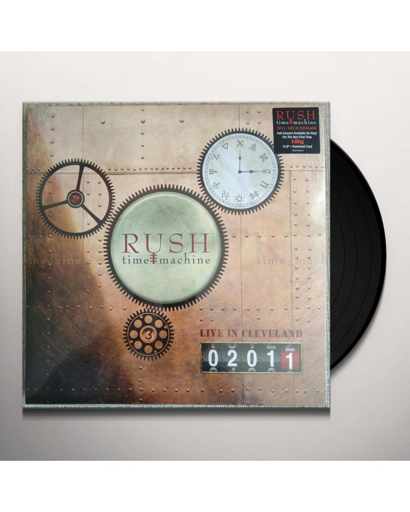 Rush TIME MACHINE 2011: LIVE IN CLEVELAND (4LP/200G) Vinyl Record $42.63 Vinyl