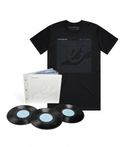 Thursday Full Collapse: 21st Anniversary Edition Bundle (3-10" Box Set + Logo Shirt) $48.00 Shirts