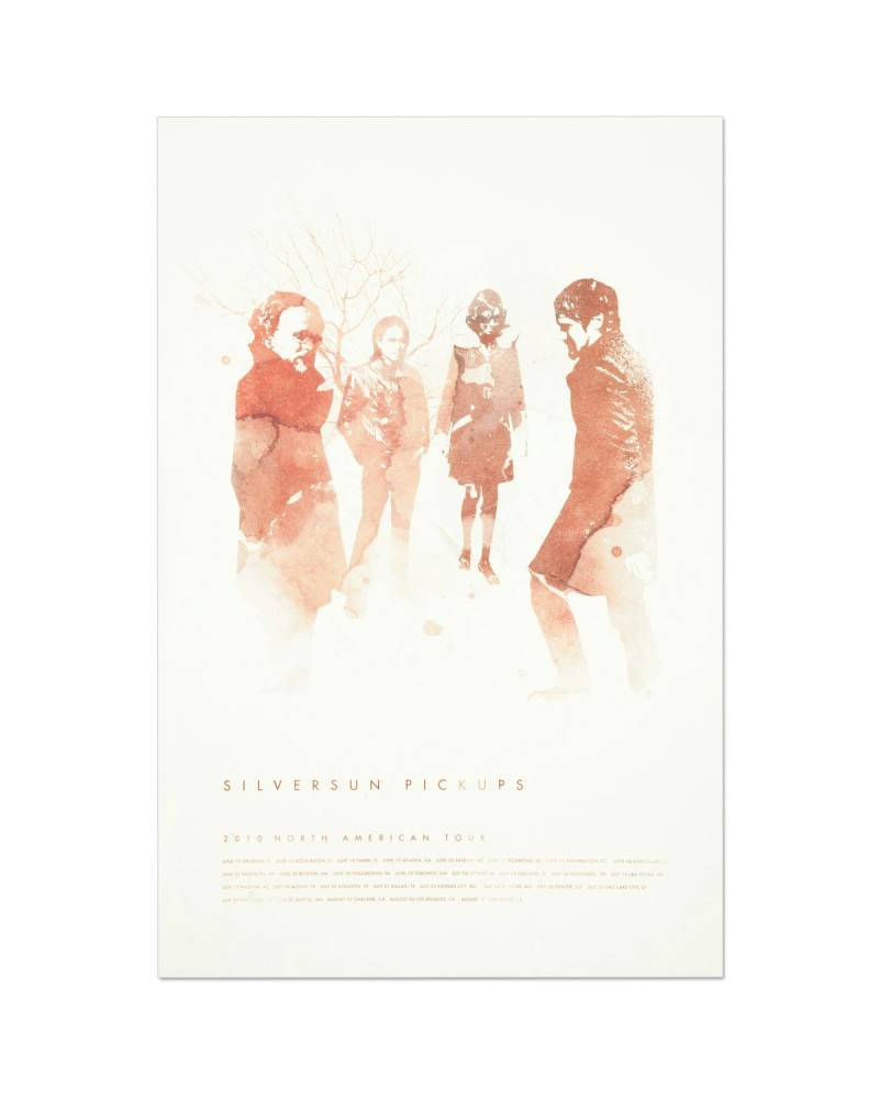 Silversun Pickups Water Color Lithograph $10.50 Decor