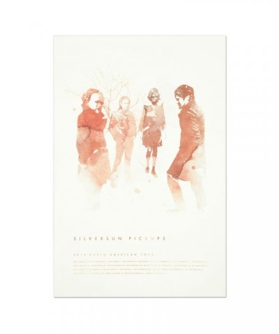 Silversun Pickups Water Color Lithograph $10.50 Decor