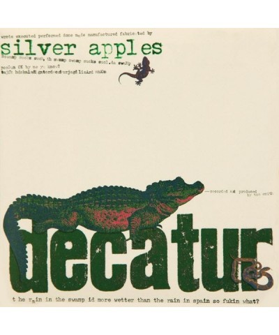 Silver Apples DECATUR CD $7.21 CD