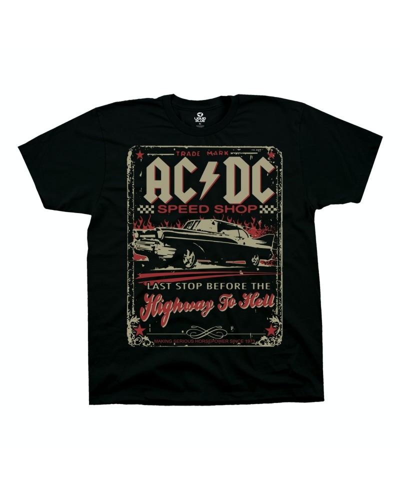 AC/DC Speedshop Black T-shirt $15.05 Shirts