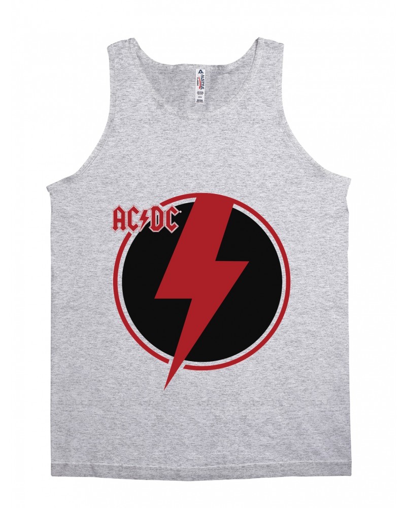 AC/DC Unisex Tank Top | Black Red Bolt Shirt $7.73 Shirts