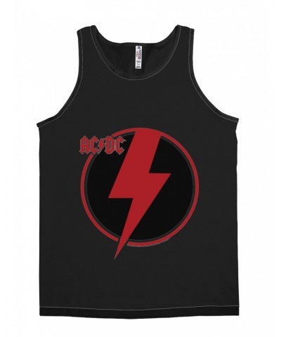 AC/DC Unisex Tank Top | Black Red Bolt Shirt $7.73 Shirts