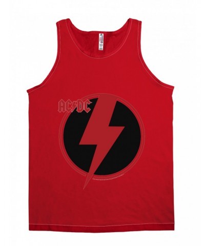 AC/DC Unisex Tank Top | Black Red Bolt Shirt $7.73 Shirts