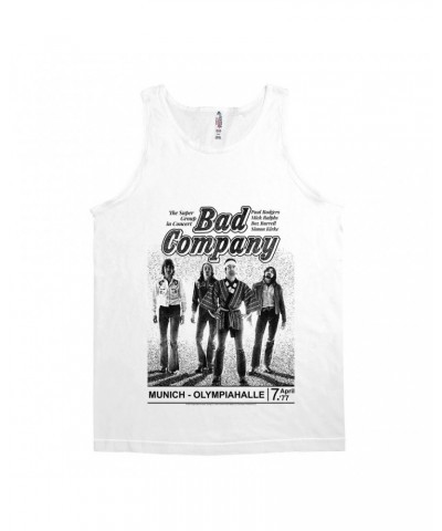 Bad Company Unisex Tank Top | Munich Live In Concert 1977 Shirt $12.23 Shirts