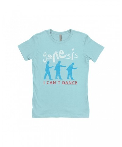 Genesis Ladies' Boyfriend T-Shirt | I Can't Dance Logo Distressed Shirt $12.48 Shirts