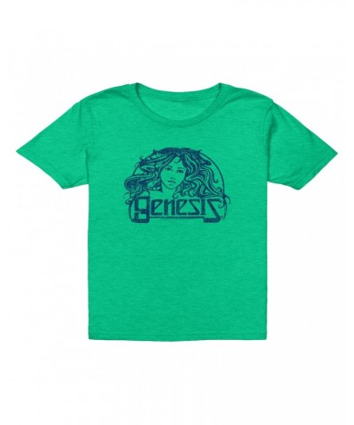 Genesis Kids T-Shirt | Navy Vintage Art Nouveau Logo Distressed Kids T-Shirt $9.73 Kids