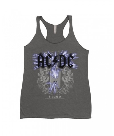 AC/DC Ladies' Tank Top | Plug Me In Design Shirt $11.29 Shirts