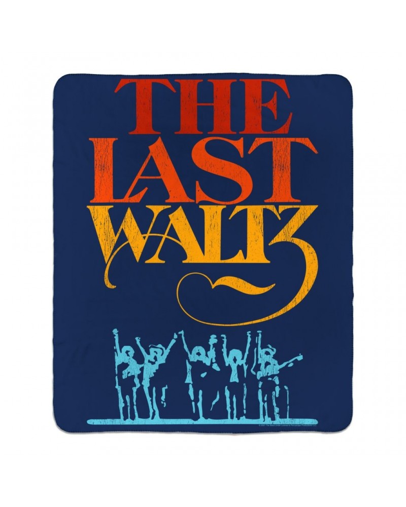 The Band Sherpa Blanket | The Last Waltz Movie Logo Blanket $32.18 Blankets