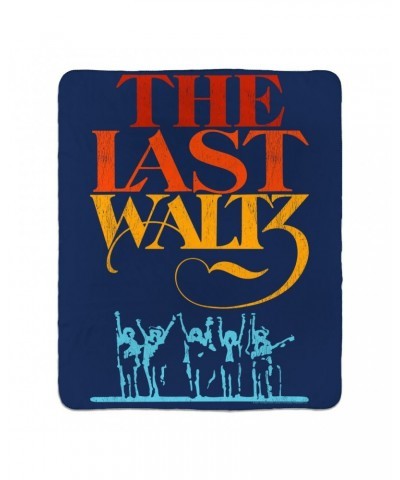 The Band Sherpa Blanket | The Last Waltz Movie Logo Blanket $32.18 Blankets