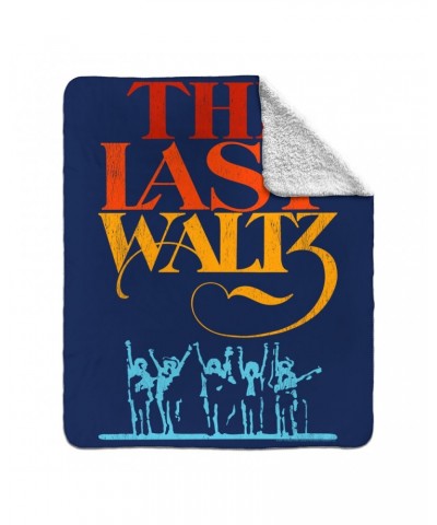 The Band Sherpa Blanket | The Last Waltz Movie Logo Blanket $32.18 Blankets