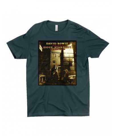 David Bowie T-Shirt | The Rise And Fall Of Ziggy Stardust And The Spiders From Mars Alternate Album Cover Shirt $9.48 Shirts