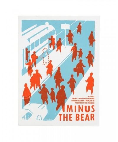 Minus the Bear Portland OR - 06/17/11 Tour Poster $9.13 Decor