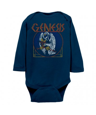 Genesis Long Sleeve Bodysuit | Vintage Logo Bodysuit $12.20 Shirts