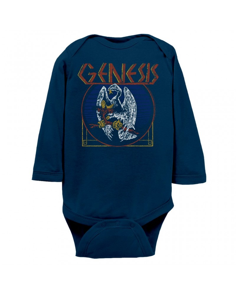 Genesis Long Sleeve Bodysuit | Vintage Logo Bodysuit $12.20 Shirts