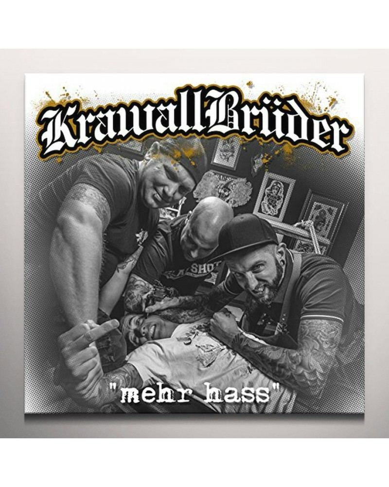 KrawallBrüder MEHR HASS (GOLD VINYL) Vinyl Record $15.84 Vinyl