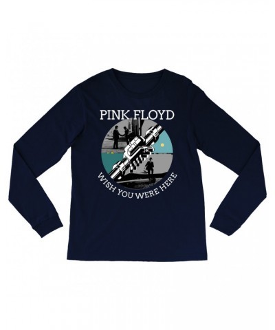 Pink Floyd Long Sleeve | Wish You Were Here Album Collage Long Sleeve $14.98 Shirts