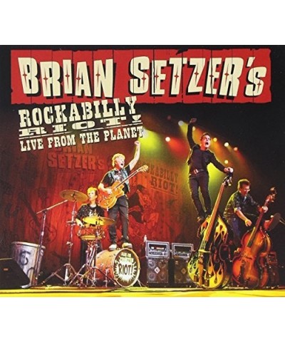 Brian Setzer ROCKABILLY RIOT! LIVE FROM THE PLANET CD $11.07 CD