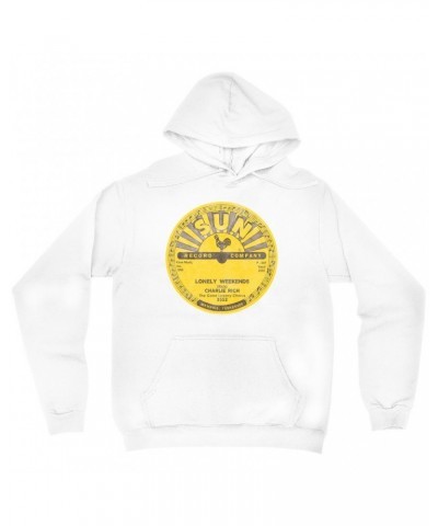 Charlie Rich Hoodie | Lonely Weekends Record Label Distressed Hoodie $19.98 Sweatshirts