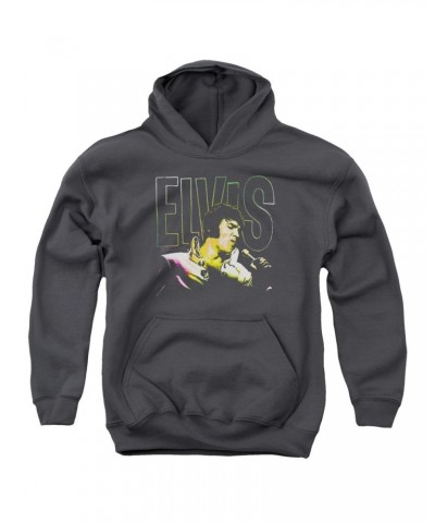 Elvis Presley Youth Hoodie | MULTICOLORED Pull-Over Sweatshirt $8.99 Sweatshirts