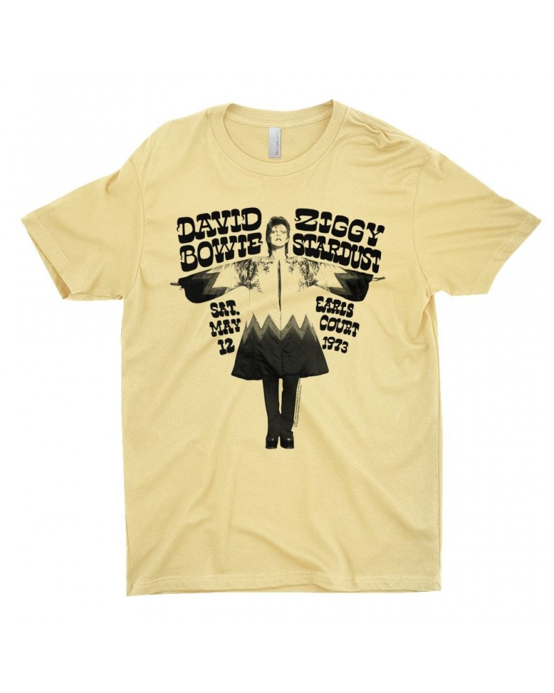 David Bowie T-Shirt | 1973 Earl's Court Promotion Shirt $8.98 Shirts