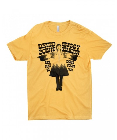 David Bowie T-Shirt | 1973 Earl's Court Promotion Shirt $8.98 Shirts