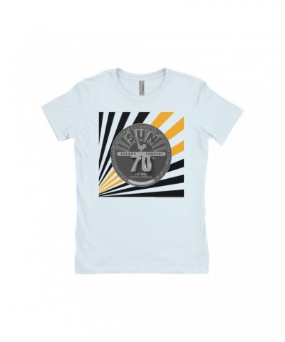 Sun Records Ladies' Boyfriend T-Shirt | 70th Silver Shirt $8.73 Shirts