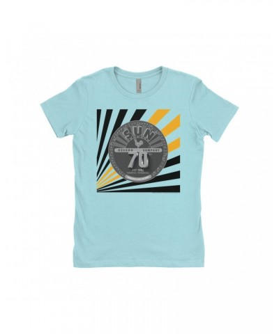 Sun Records Ladies' Boyfriend T-Shirt | 70th Silver Shirt $8.73 Shirts